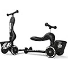 Scoot and Ride Scoot & Ride Highwaykick 1 Lifestyle 2in1 Kickboard/Scooter und Rutscher, Farbe: Zebra, für Kinder von 1 bis 5 Jahren, 96606, 40 cm