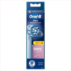 Toothbrush Heads Oral-B Pro Sensitive Clean White Toothbrush Heads 4 Pack