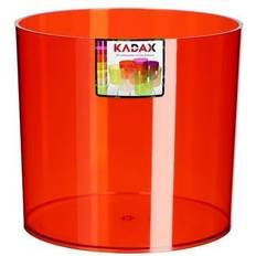 Red Pots Kadax Blumentopf Aus Kunststoff Rund Transparent 14 cm Rot