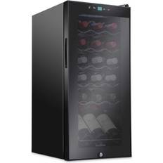 Ivation 18-Bottle Wine Cooler With Lock 294 L Black