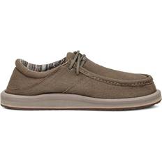 Men - Recycled Materials Loafers Sanuk Single Fin - Brown