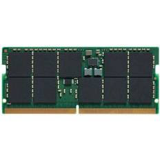 4800 MHz - SO-DIMM DDR5 RAM minnen Kingston DDR5 modul 32 GB SO DIMM 262-pin 4800 MHz PC5-38400 CL40 1.1 V ej buffrad ECC