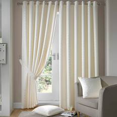 Curtains & Accessories Alan Symonds Adiso Eyelet Ring Top Curtain 229 cm x 183 cm