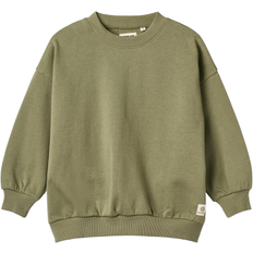 Wheat Sweatshirts Wheat Kid's X Pernille Teisbæk Crewneck Hello - Green