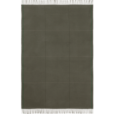 HØIE Filtar HØIE Monte Viso Ullpläd Mörkgrön Filt Grön, Beige