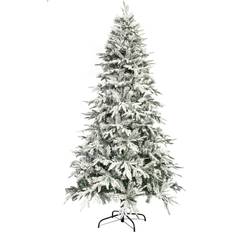 Christmas Tree World Pre-lit Snow Flocked Alpine Green Christmas Tree 121.9cm