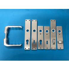 Plastic Door Handles Hoppe Türdrückerpaar London 113 Alu F1 o.Rosetten VK 8mm 1pcs