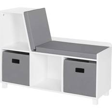Storage Benches RiverRidge Book Nook Cubbies 2pc Bin 26.5" H x 35" W x 12.38" D