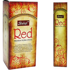 Brown Wax Melt Balaji Red Premium Flora Incense Sticks 12 Units x 15 Sticks Brown Wax Melt