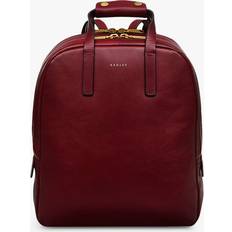 Backpacks Radley Dukes Place Icon Leather Medium Zip-Around Backpack, Cranberry