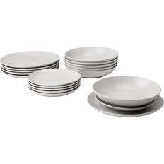 IKEA Färgklar Matt Light Gray Tallriksset 18st