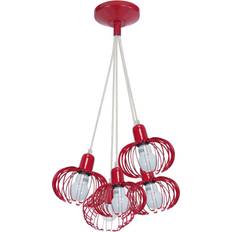 Latitude Run Hana 5-Light Globe - Pink (100 cm H x 50 cm W x 50 cm D) Pendant Lamp 50cm