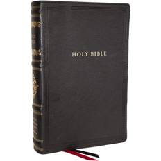 Books RSV Personal Size Bible with Cross References, Black Leathersoft, Thumb Indexed, (Sovereign Collection)