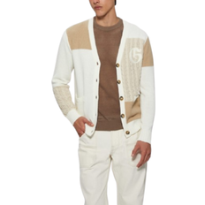 Guess Duncan Ivy Patchwork Cardigan - Off White