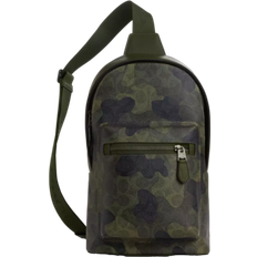 Coach West Pack In Signature Camo Print - Qb/Dark Shamrock Multi