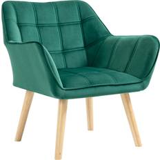 Homcom Eclipse Green Fåtölj 72.5cm