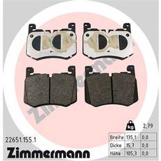 Zimmermann 22651.155.1 Bromsbeläggsats Förb JAGUAR F-Pace