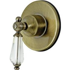 Brass Mixing Valves Bed Bath & Beyond Bed Bath & Beyond, Kingston Brass Wilshire Single-Handle Three-Way Diverter Valve with Trim Kit Antique Brass