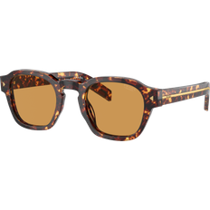 Prada PRA16S Men's Square Sunglasses - Magma Tortoise