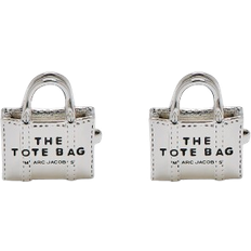 The Tote Bag Stud Earrings - Silver