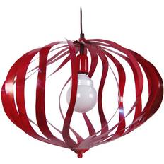 Latitude Run Kincade 1-Light Globe - Red (100 cm H x 50 cm W x 50 cm D) Pendant Lamp 50cm