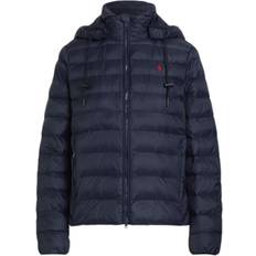 Ralph Lauren Women's Water Repellent Packable Hooded Jacket - Navy