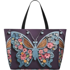 Trukd Butterfly Beach Travel Bag - Purple