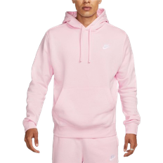 Nike Sportswear Club Fleece Pullover Hoodie - Pink Foam/White