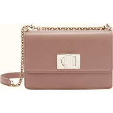 Roze - Vrouw Schoudertassen Furla Mini Leather Crossbody - Blush Pink