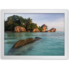 House of Hampton Asda Landscape Photograph Print White 46 cm H x 63 cm W x 3 cm D Framed Art