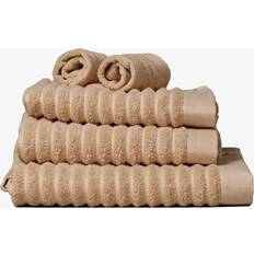 Natural Toallas de baño Ribbed - - One Size Bath Towel Natural