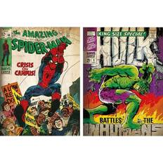 Marvel Comic Cover Pack of 2 - Multi Poster