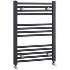 Heated Towel Rails Balterley Heated Vertical Towel Rail 1028 BTU 700 mm x 500 mm Grey, Anthracite