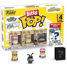 Verschrikkelijke Ikke Speelfiguren Funko Bitty POP! Minions Season 6 4-pack with Mystery chase