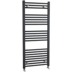 Heated Towel Rails Balterley Heated Vertical Towel Rail 1672 BTU 1150 mm x 500 mm Grey, Anthracite