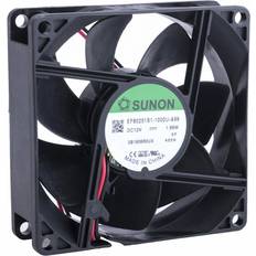 Fan 80x80x25mm 12VDC Axial 69 M3/h 33dba Sliding EF80251S1-A99-A