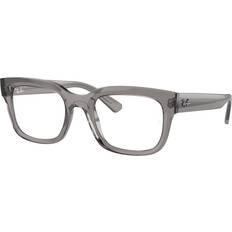 Gris Lunettes Ray-Ban Ray-Ban CHAD BIO-BASED Monture Transparent Gris Verres Incolore polarisé 52-22