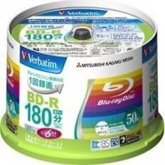 Optical Storage Verbatim blu ray disc blank 6x speed 25 gb bd-r printable spindle vbr130rp50v1