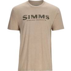 Simms Logo T-Shirt Athletic Heather