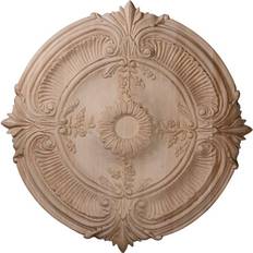 Ceiling Medallions Ekena Millwork CMW16ACCH Ceiling Medallion 16 in. Cherry