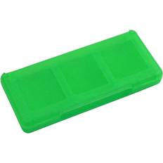 ZedLabz Game Case For Nintendo 3DS 2DS DS 6 In 1 Card Holder Storage Box - Green