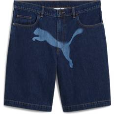 Shorts Puma Men's A$AP ROCKY x Denim Shorts, Blue, 28, Clothing