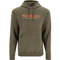Simms Logo Hoodie Military Heather