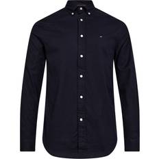 Blåa - Vuxen Skjortor Tommy Hilfiger Flex Brushed Solid RF Shirt, Desert Sky