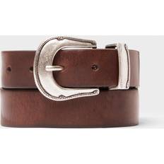 Saddler Mika Antique Silver Herr Bälte Från Magasin Dk.Brown (95cm)