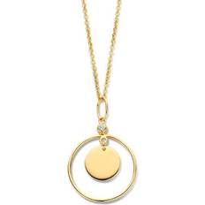 Spirit Icons Alicia Necklace förgyllt silver Halsband Med Zirconia