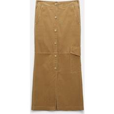 Corduroy Skirts Dorothee Schumacher Corduroy cargo skirt brown