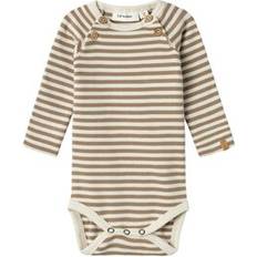 Lil'Atelier Long Sleeved Romper - Birch (13234252)