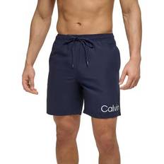 Calvin Klein Swimwear Calvin Klein Mens Beachwear Logo Swim Trunks