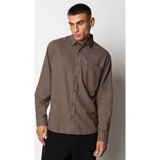 Fat Moose Frank flannel shirt Brown Melangè